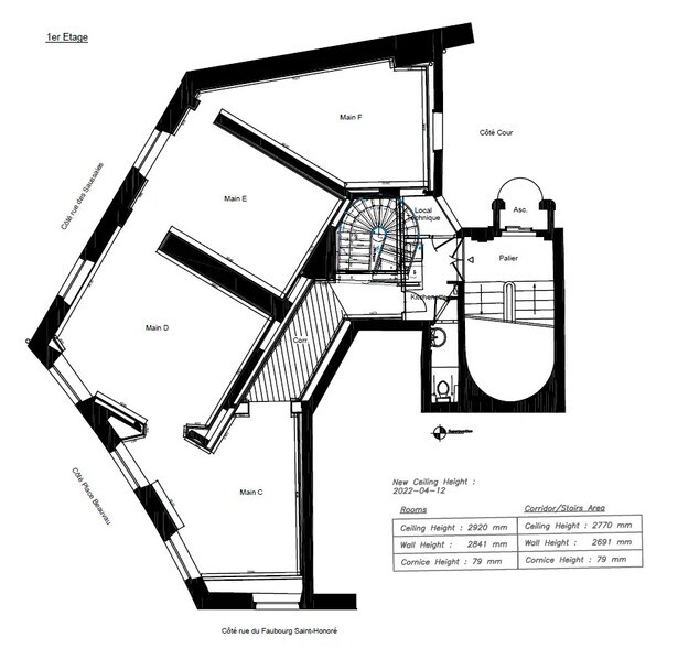 More Photos Of 90 Rue Du Faubourg Saint-Honoré, Paris Office For Sale