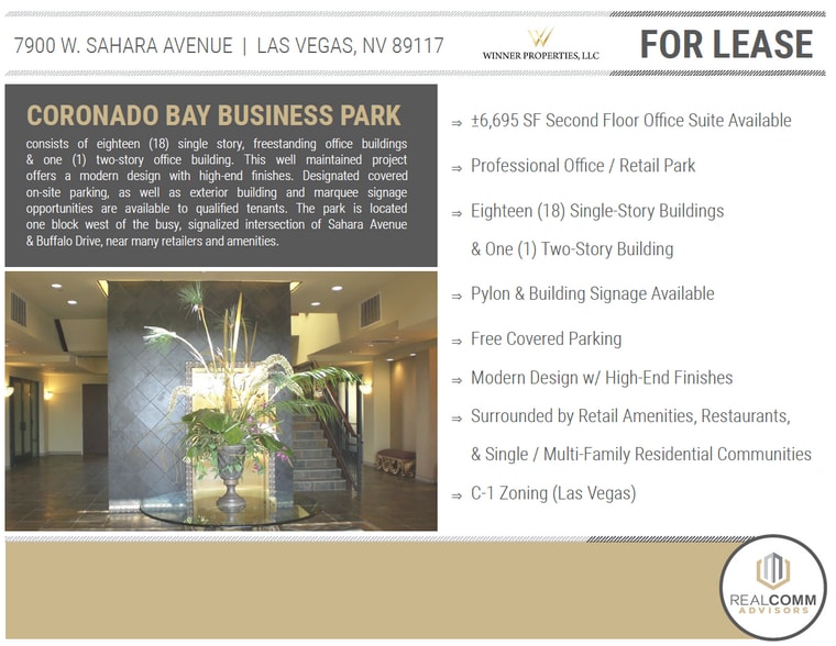 More Photos Of 7900 W Sahara Ave, Las Vegas Medical For Lease