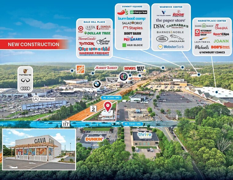 Primary Photo Of 1009 Centerville Rd, Warwick General Retail For Sale