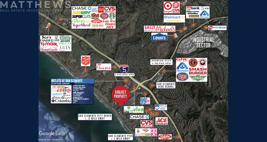 More Photos Of 1640 N El Camino Real, San Clemente Freestanding For Sale