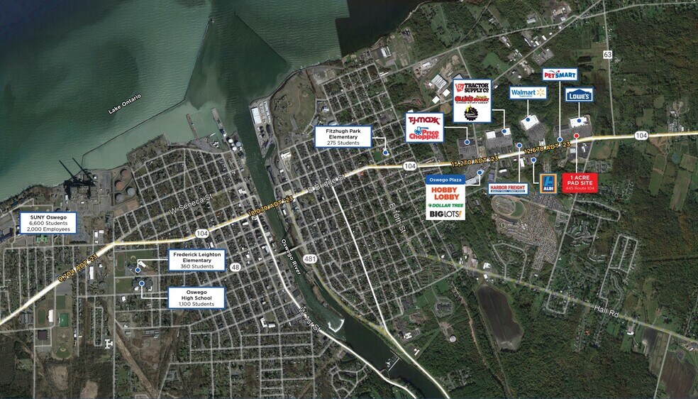 More Photos Of 444 NY-104, Oswego Land For Lease