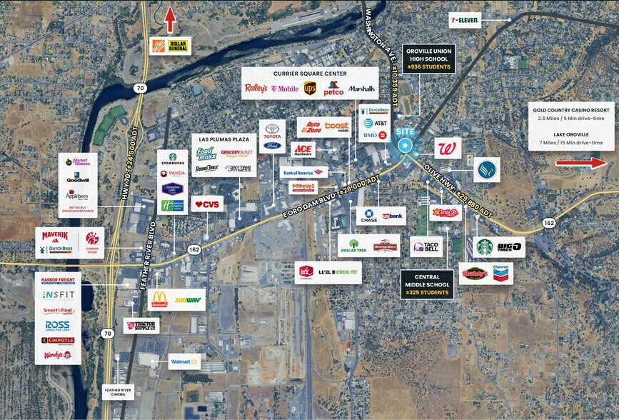 More Photos Of 2700 Oro Dam Blvd E, Oroville Land For Lease