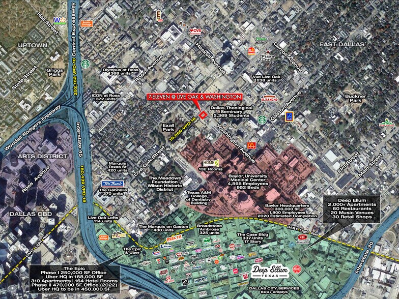 More Photos Of Live Oak & Washington, Dallas Convenience Store For Sale