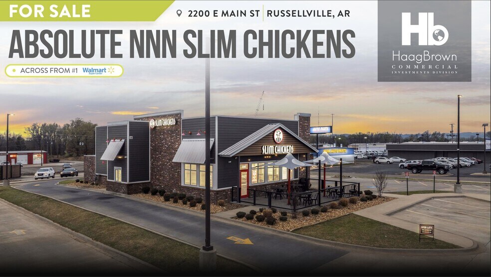 Primary Photo Of 2200 E Main St, Russellville Fast Food For Sale