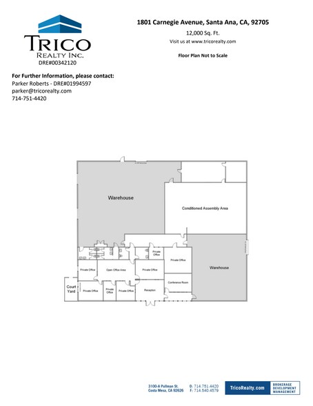 More Photos Of 1803-1811 Carnegie Ave, Santa Ana Unknown For Lease