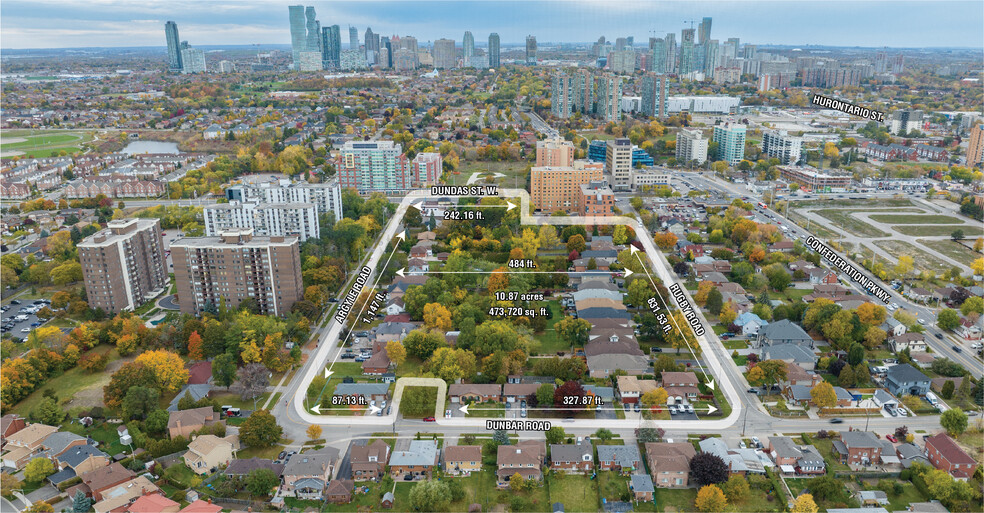 Primary Photo Of 188-202 Dundas St W, Mississauga Land For Sale