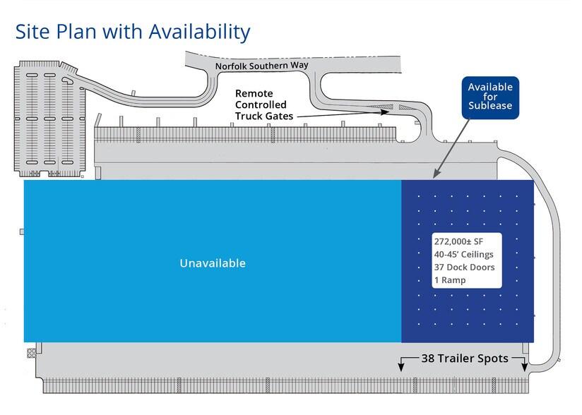 More Photos Of 190 Norfolk Southern Way, Byhalia Distribution For Lease