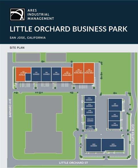 More Photos Of 1712-1792 Little Orchard St, San Jose Unknown For Lease