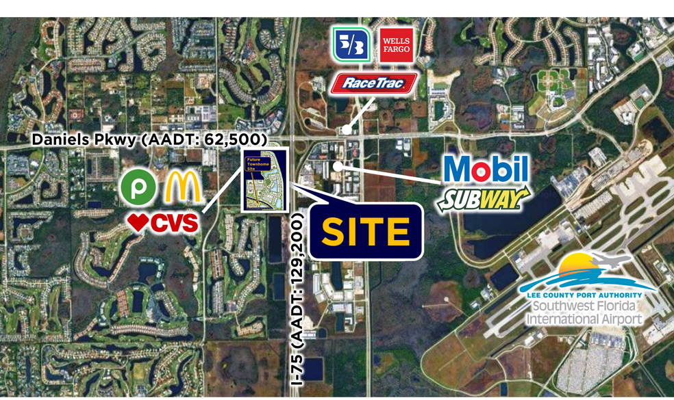 Primary Photo Of Daniels & I-75 Interchange, Fort Myers Land For Sale