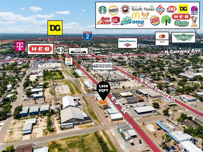 More Photos Of 500-504 E 9th St, Mission Office For Lease