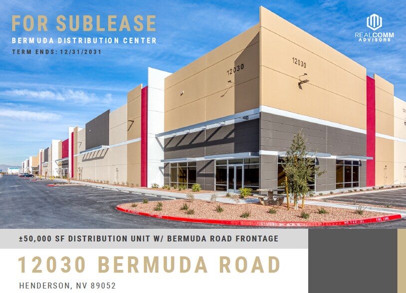 Primary Photo Of 12030 Bermuda Rd, Henderson Warehouse For Lease