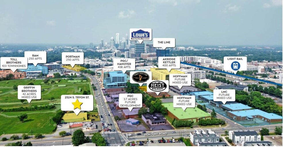 More Photos Of 2524-2526 S Tryon St, Charlotte Warehouse For Sale