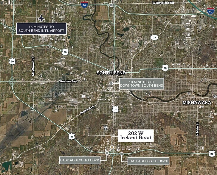 More Photos Of 202 W Ireland Rd, South Bend Freestanding For Lease