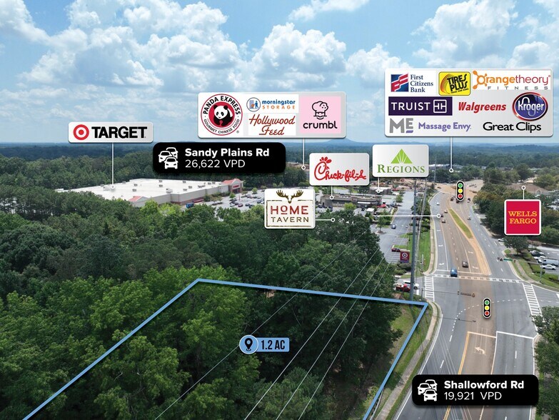 More Photos Of adj. to 3052 Shallowford Rd, Marietta Land For Sale