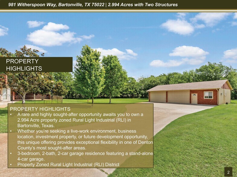 More Photos Of 981 Witherspoon Way, Flower Mound Land For Sale