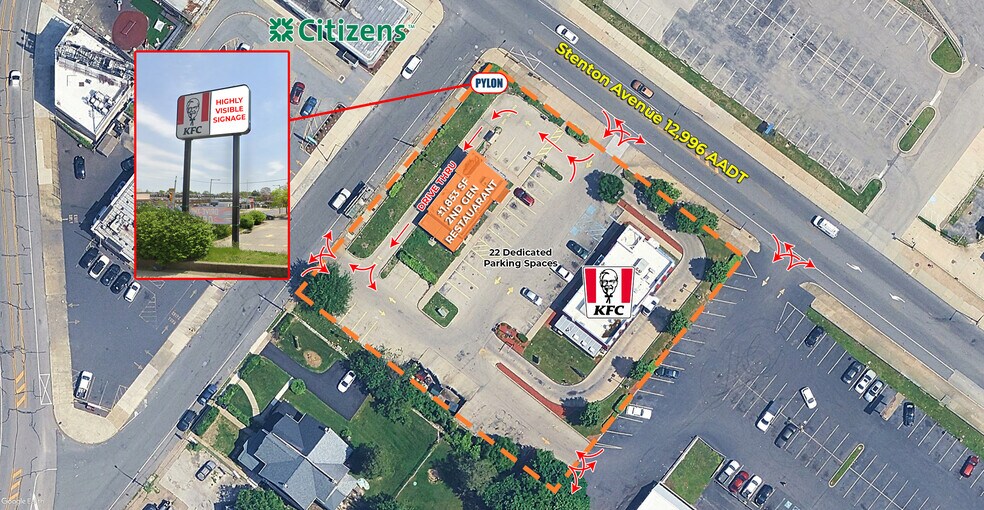 More Photos Of 6242 Stenton Ave, Philadelphia Fast Food For Lease
