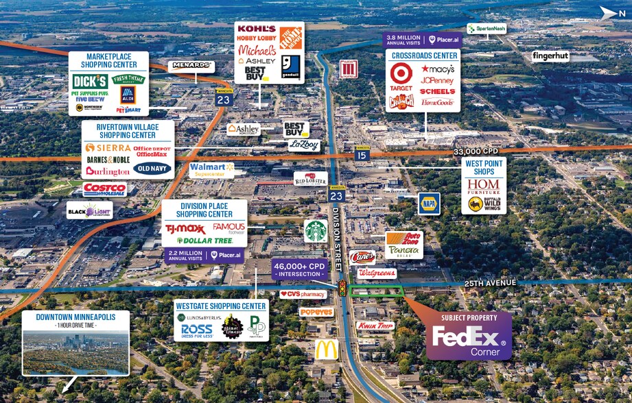 More Photos Of 2423 Division St W, Saint Cloud General Retail For Sale