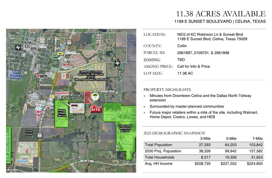More Photos Of 1199 E Sunset Blvd, Celina Land For Sale
