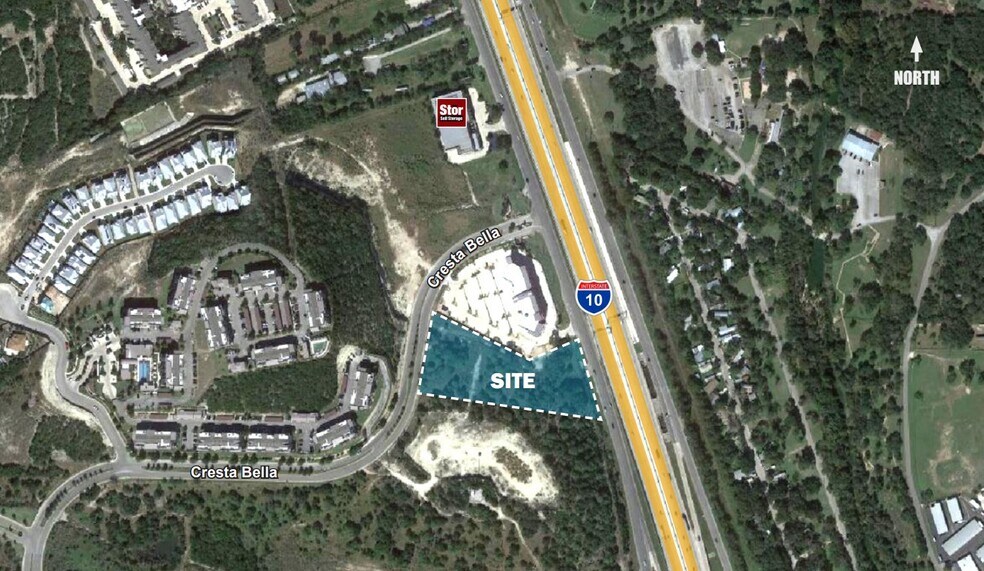 Primary Photo Of IH-10 & Cresta Bella, San Antonio Land For Sale