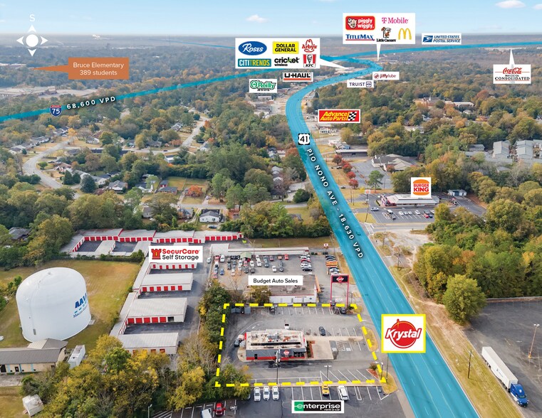 More Photos Of 2863 Pio Nono Ave, Macon-Bibb Fast Food For Sale