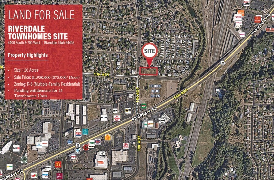 Primary Photo Of 690 4400 S, Ogden Land For Sale