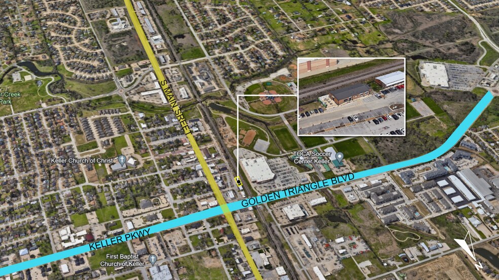 More Photos Of 110 Lamar St, Keller Freestanding For Sale