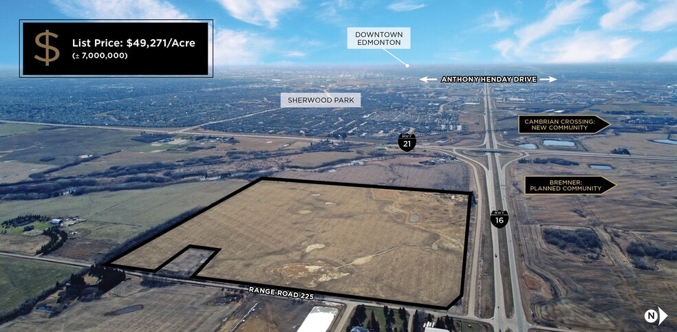 Primary Photo Of Range Rd 225, Strathcona County Land For Sale