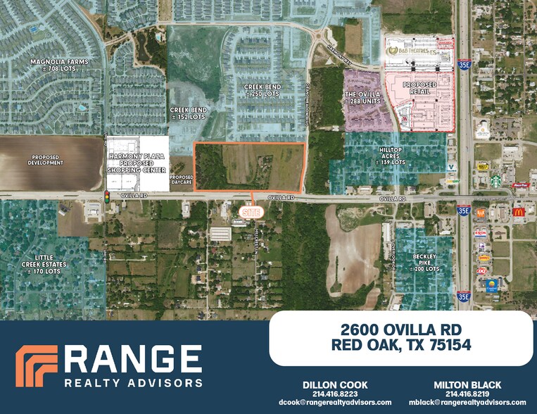 Primary Photo Of 2600 Ovilla Rd, Red Oak Land For Sale