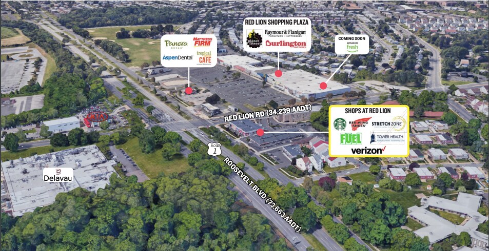 More Photos Of 10000-10090 Roosevelt Blvd, Philadelphia Unknown For Lease