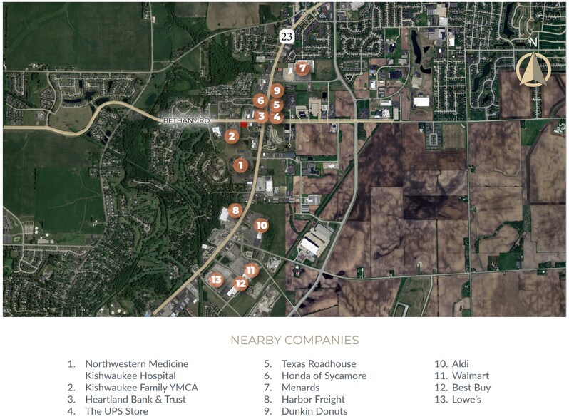 More Photos Of SWC of Bethany Rd @ Health Services Dr, Sycamore Land For Sale