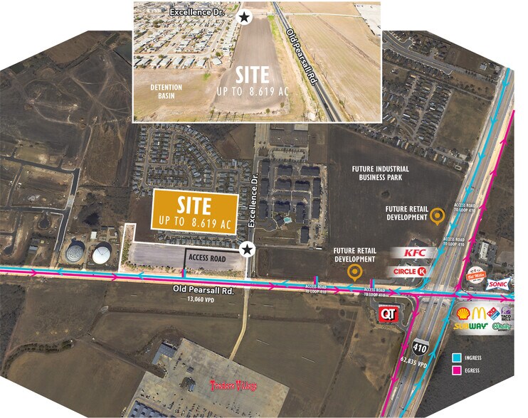 Primary Photo Of Old Pearsall Rd & SW Loop 410, San Antonio Land For Sale