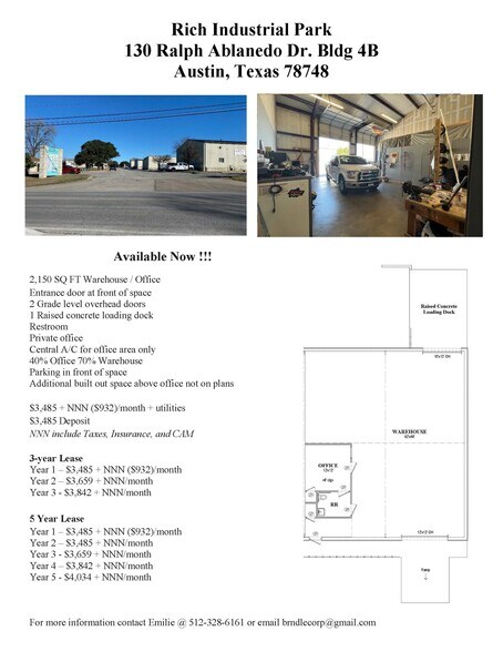 More Photos Of 130 Ralph Ablanedo Dr, Austin Unknown For Lease