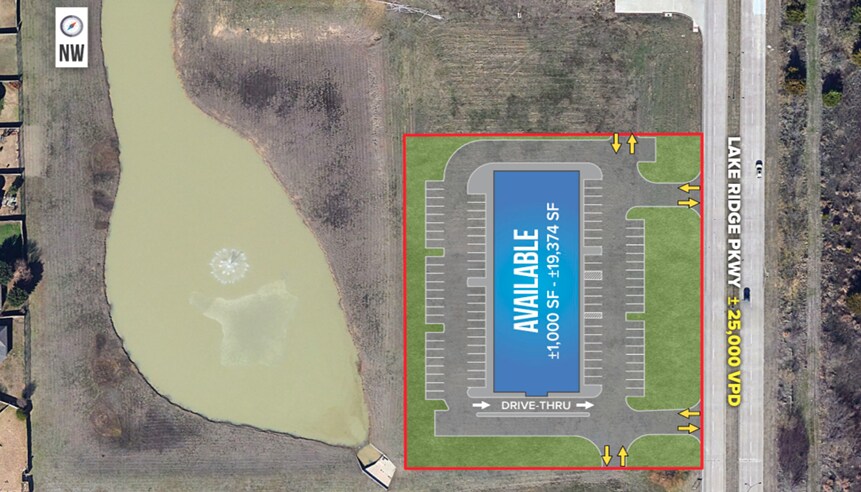 Primary Photo Of 6900 Lake Ridge Pkwy, Grand Prairie Storefront For Lease