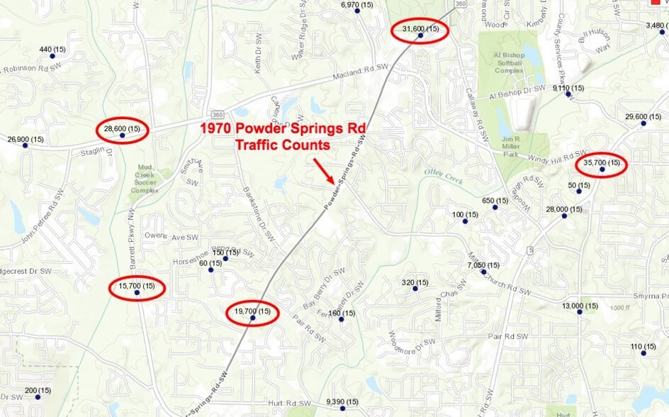 More Photos Of 1970 Powder Springs Rd SW, Marietta Land For Sale