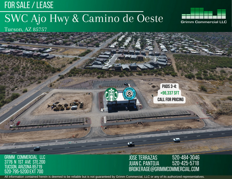 Primary Photo Of 4665-4697, Tucson Land For Sale