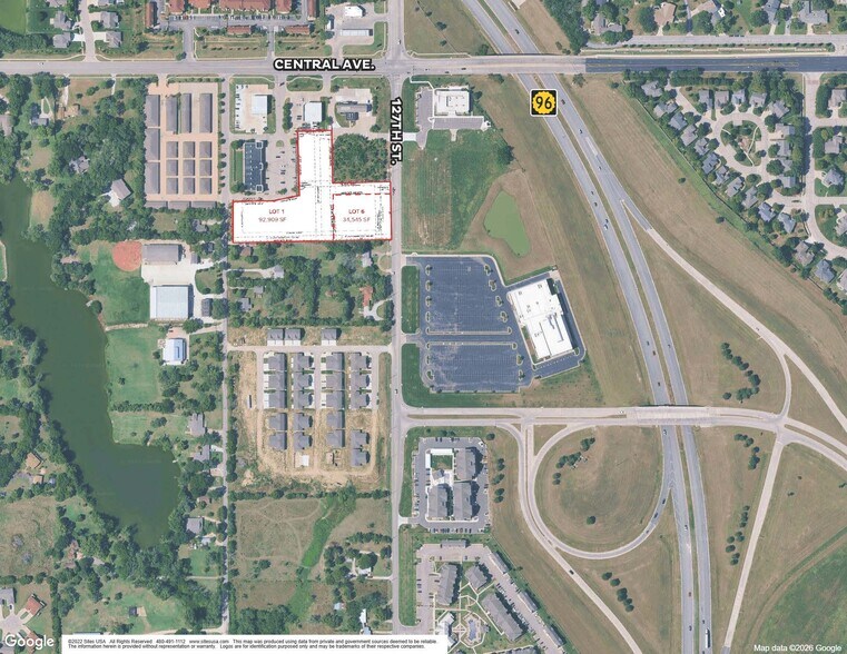 Primary Photo Of Central @ 127th Street East, Wichita Land For Sale