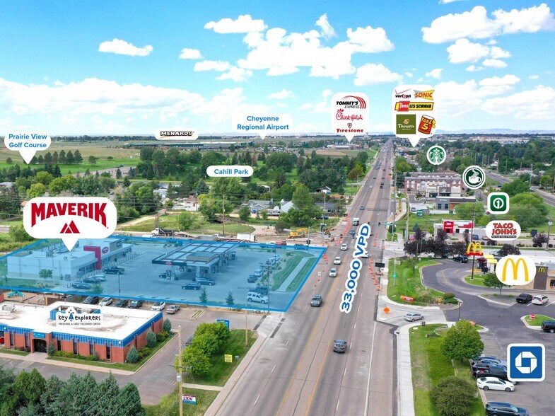 Primary Photo Of 4505 Ridge Rd, Cheyenne Service Station For Sale