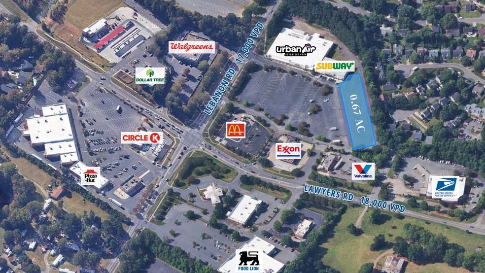 More Photos Of 9034 Lawyers Rd, Mint Hill Storefront For Lease