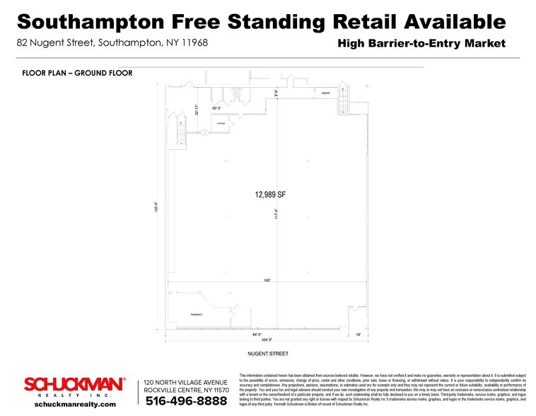 More Photos Of 82 Nugent St, Southampton Drugstore For Lease