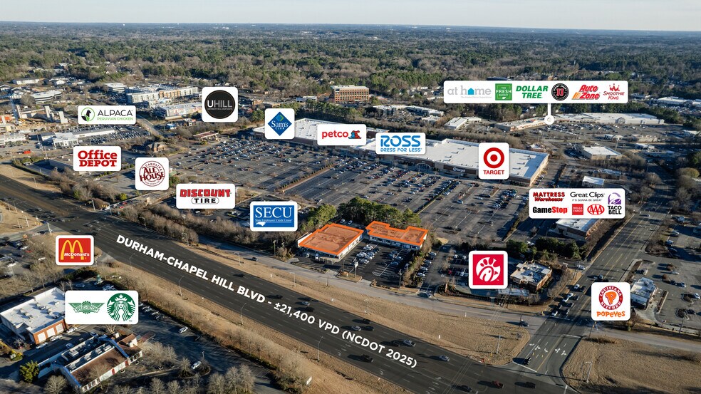 More Photos Of 4125 Durham Chapel Hill Blvd, Durham General Retail For Lease