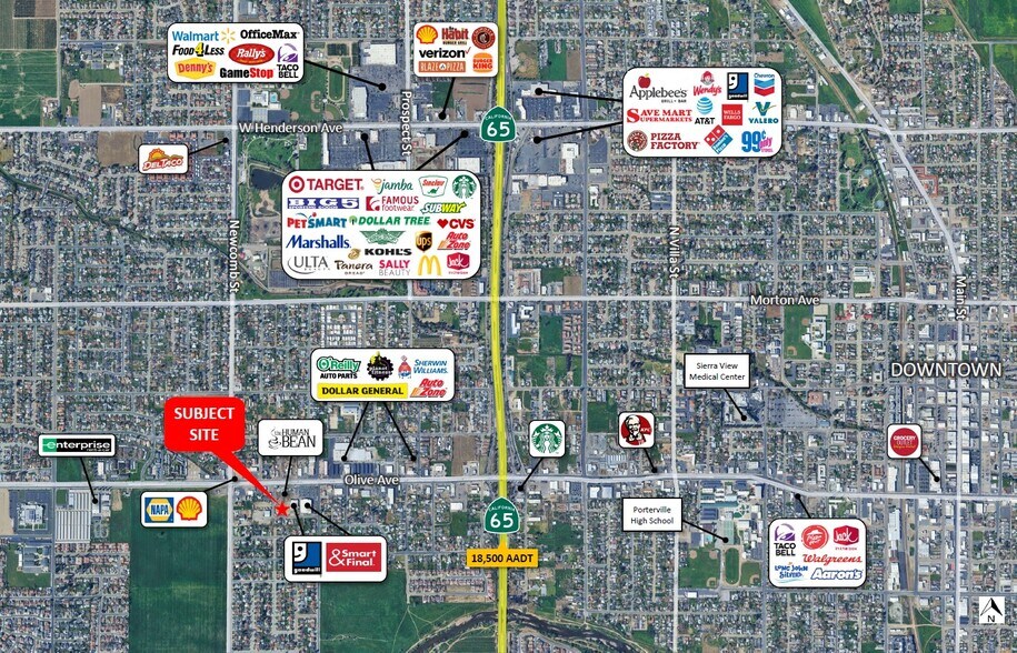 More Photos Of Sec Olive Ave & S Lotas St, Porterville General Retail For Lease