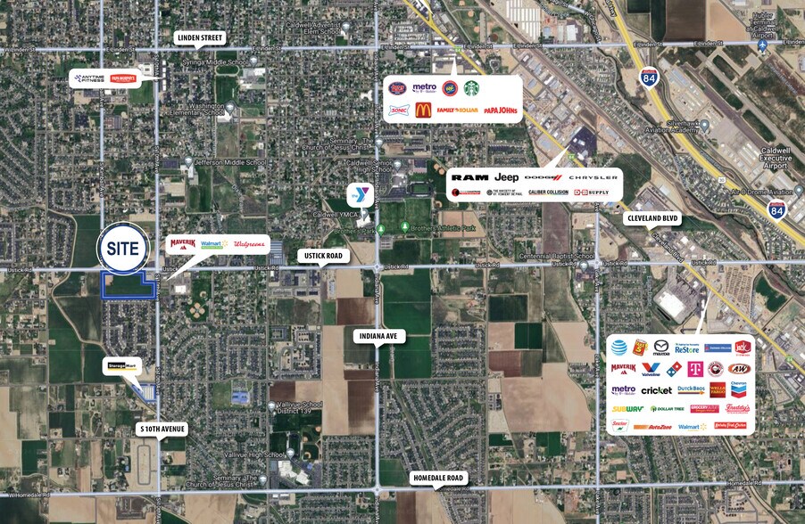 More Photos Of SEC Of Ustick & 10th Ave, Caldwell Land For Sale