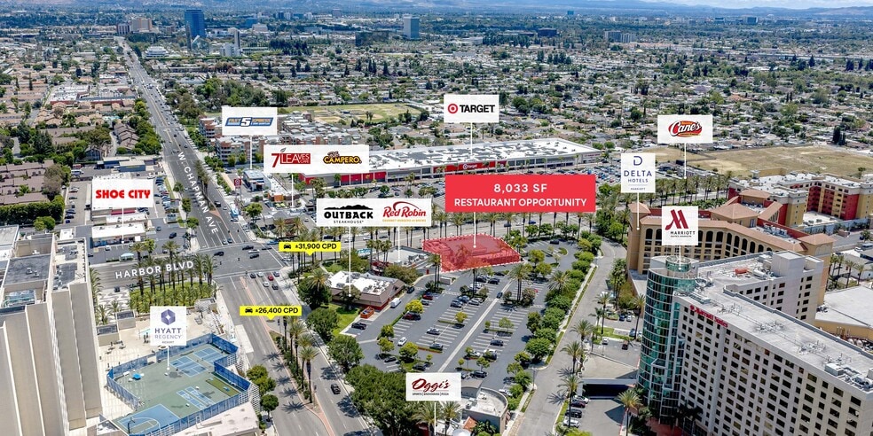 Primary Photo Of 12011 Harbor Blvd, Garden Grove Restaurant For Lease