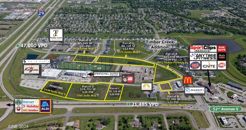 Primary Photo Of Timber Parkway And 52nd Avenue South, Fargo Land For Sale