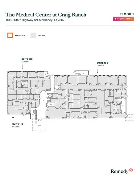 More Photos Of 8080 State Highway 121, McKinney Medical For Lease