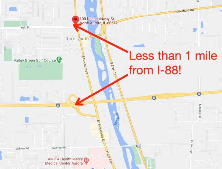 More Photos Of 100 N Lincolnway, North Aurora Medical For Lease