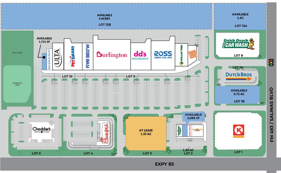 More Photos Of Expressway 83, Donna Unknown For Lease