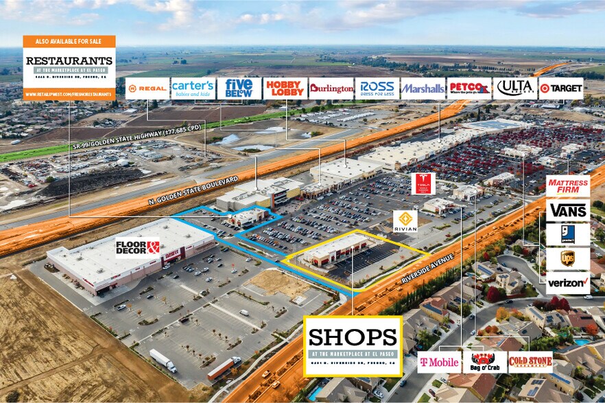 More Photos Of 6451 N Riverside Dr, Fresno Storefront For Sale