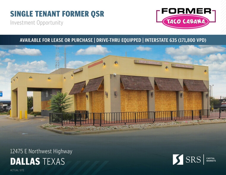 Primary Photo Of 12475 E Northwest Hwy, Dallas Restaurant For Lease
