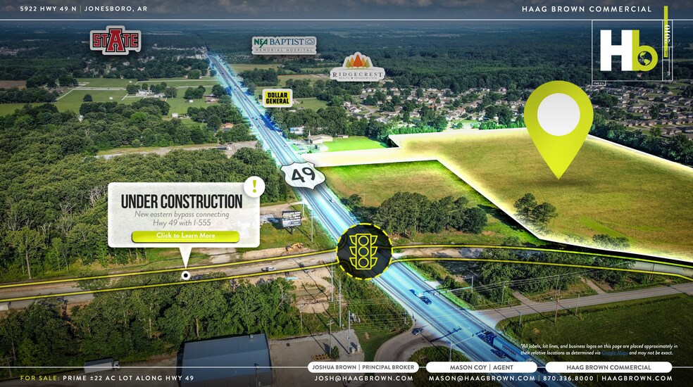 More Photos Of 5922 Hwy 49 N, Jonesboro Land For Sale